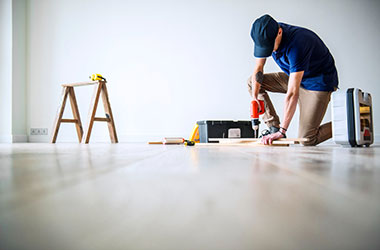 tiling work